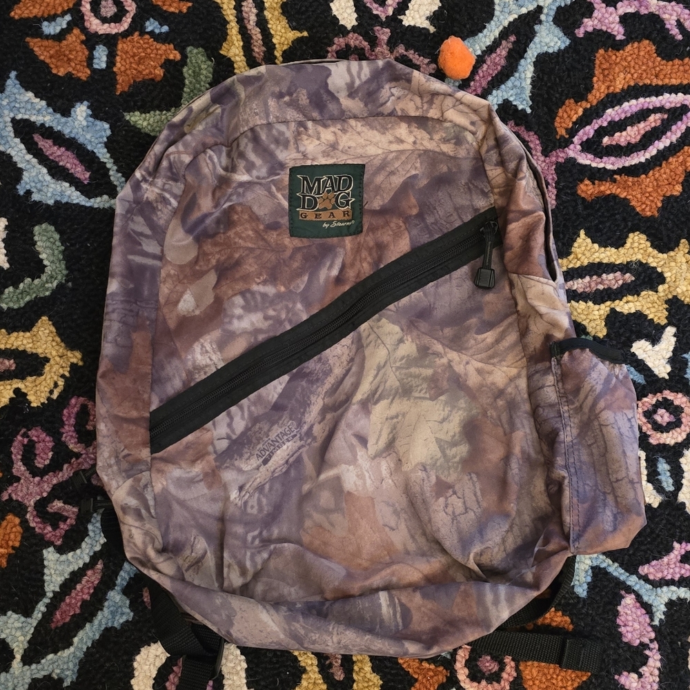 🔥🔥Vintage Mad Dog GEAR Camouflage Backpack🔥🔥